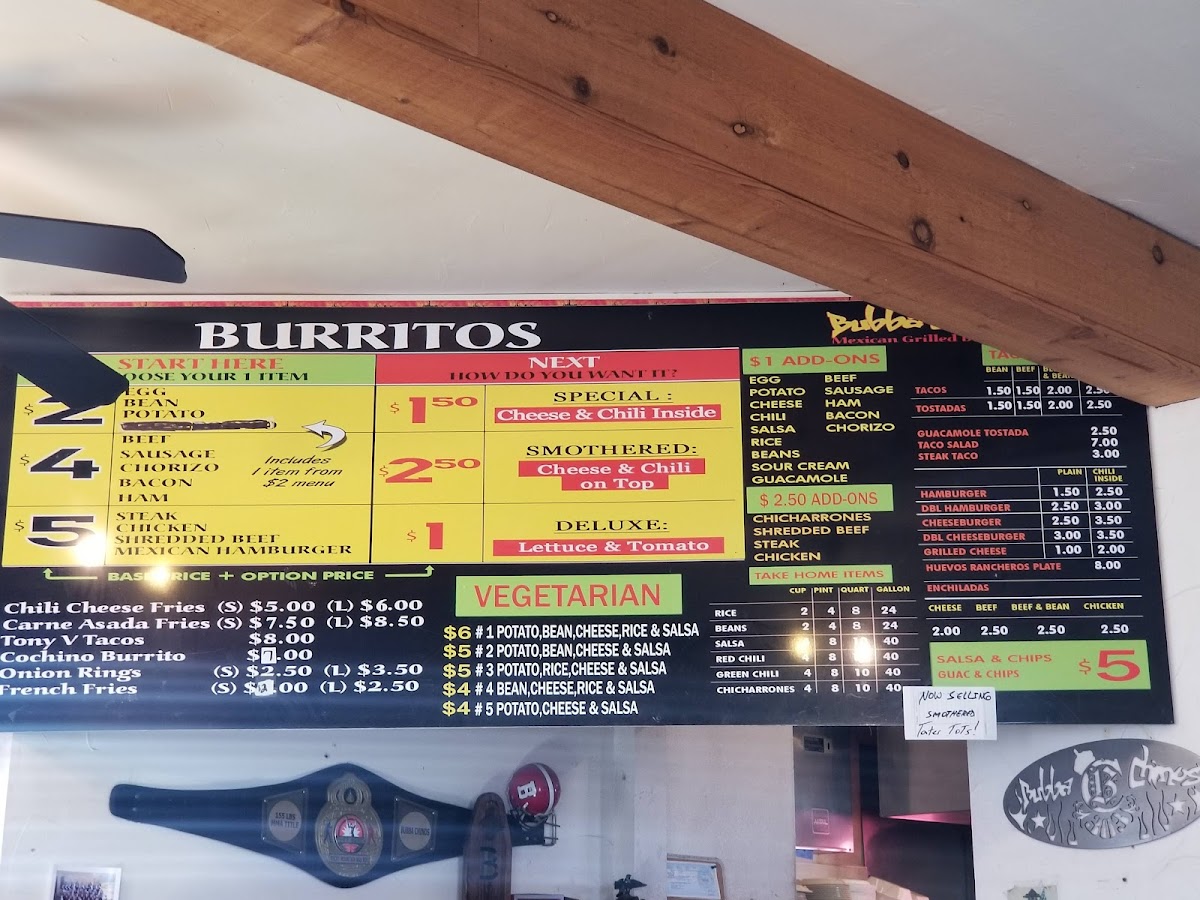 Bubba Chinos Menu - Image 4